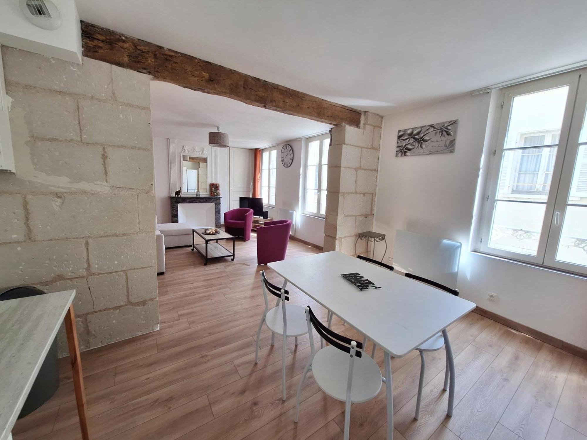 Bel Appartement 50M2 En Plein Centre De 索米尔 外观 照片