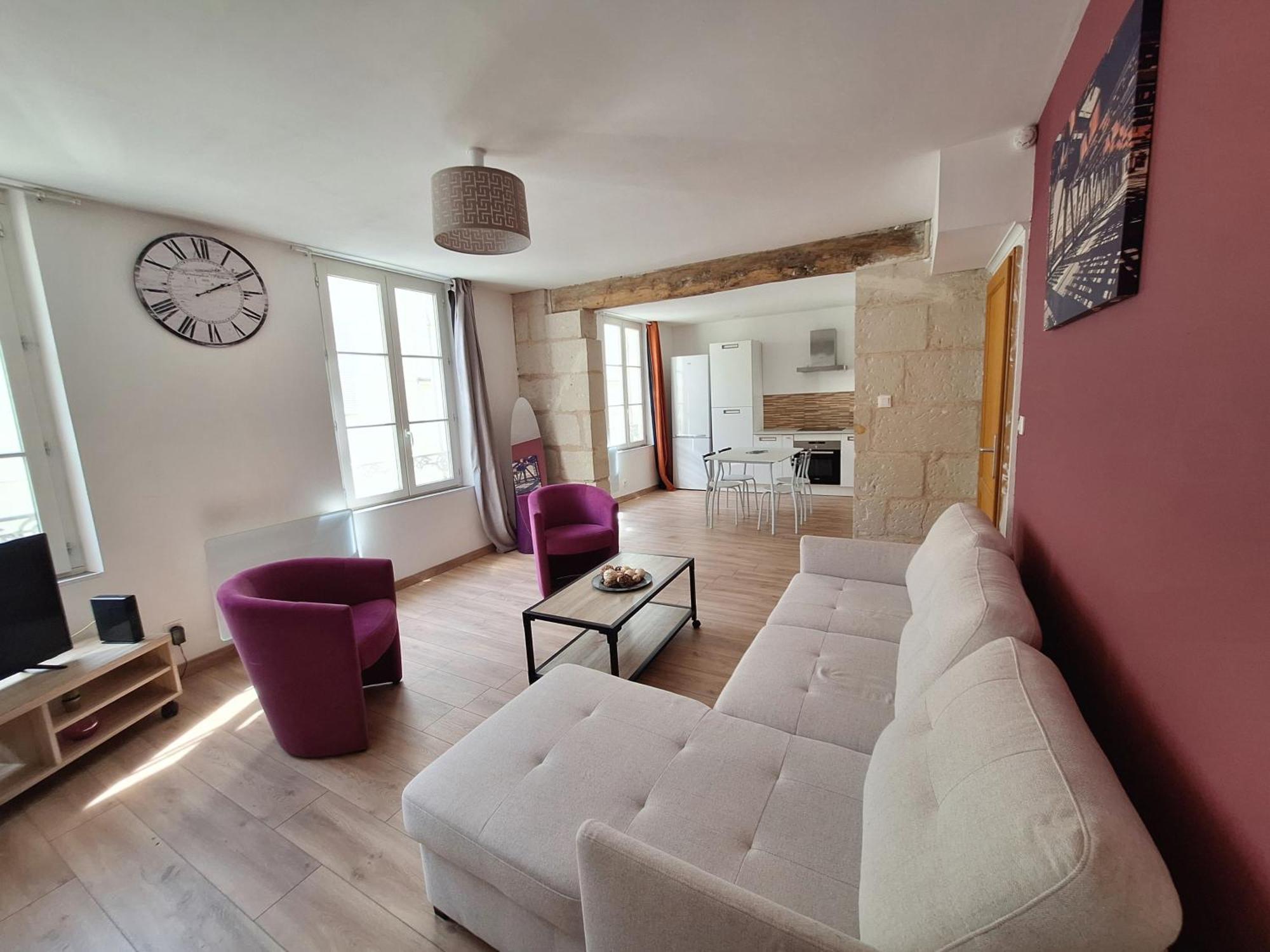 Bel Appartement 50M2 En Plein Centre De 索米尔 外观 照片